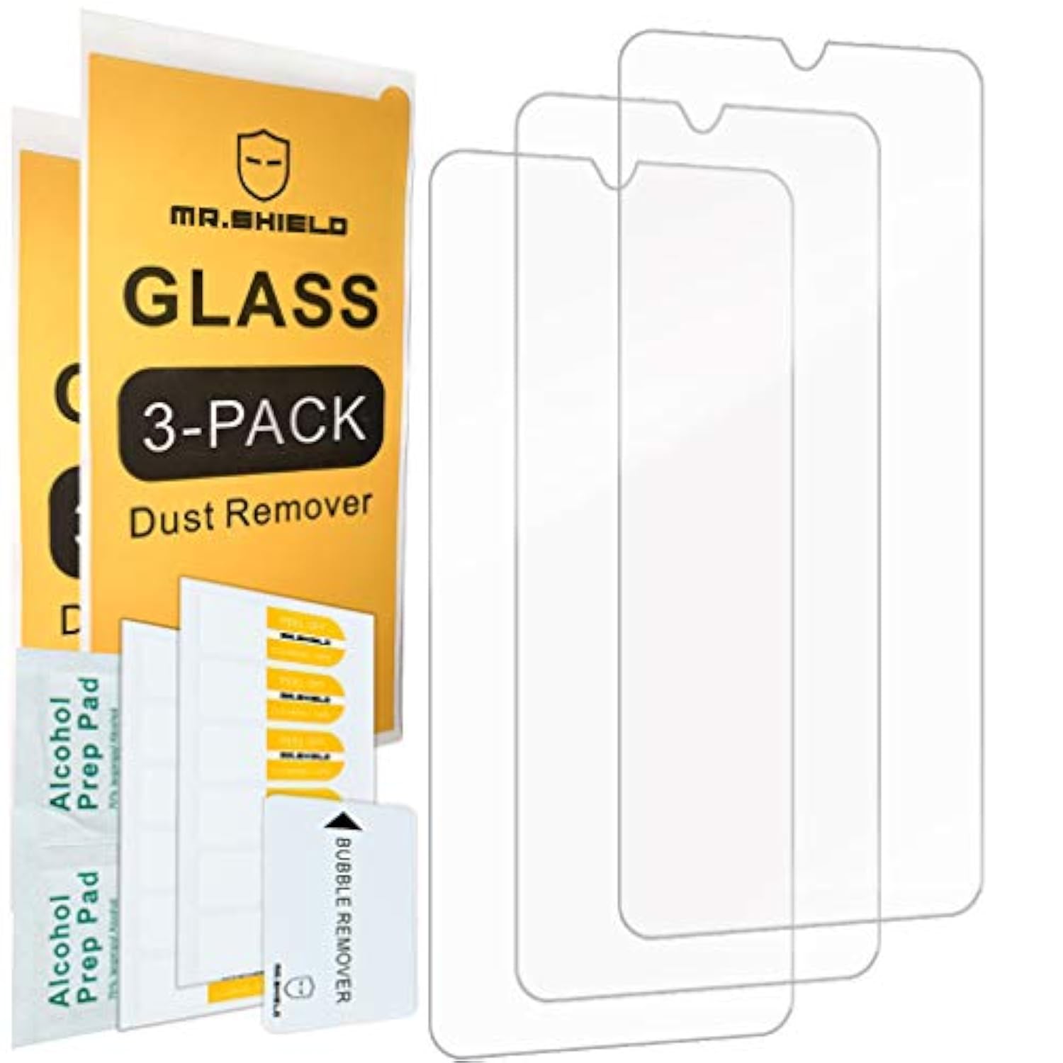 [3-Pack] Designed For Samsung Galaxy A30 [Tempered Glass] Screen Protector [Japan Glass With 9H Hardness] With Replacement
