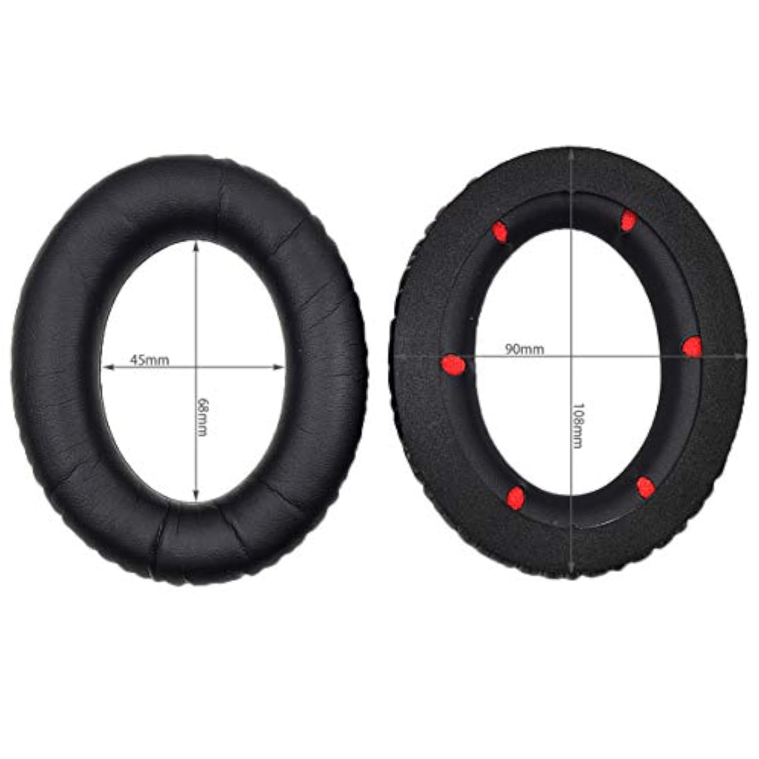 Premium Replacement Cloud Revolver S Ear Pads Cushions Compatible With Kingston Hyperx Cloud Revolver S Headset. Premium Protein Leather | High-Density Foam | Great Comfort