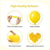 110pcs Yellow Balloon Arch Kit, Various Sizes for Birthday, Baby Shower, Wedding