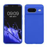 Google Pixel 8 Case Compatible with kwmobile - TPU Silicone Phone Cover with Soft Finish - Baltic Blue