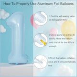 First Birthday Decorations for Boy, Complete Set with Banner, Balloons, Cake Topper