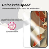 For Pixel 9 Pro Xl Tempered Glass Screen Protector + Camera Lens Protector [2 + 2 Pack]Ultrasonic [Fingerprint Unlock][Anti-Scratch][Case Friendly] Clear Hd Protective Film For Google Pixel 9 Pro Xl 5G