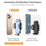 Military-Grade Sturdy Car Phone Holder Mount, Upgraded Anti Shake Metal Cd Slot & Air Vent Thick Case Friendly Phone Mount For Car Fit For Iphone 16 15 14 Samsung All Phones
