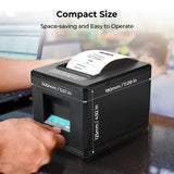 80Mm Usb Thermal Receipt Printer, Pos Printer With Auto Cutter Esc/Pos Command Support Windows Mac, Do Not Support Square (Only Usb Interface)