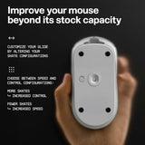 Uhmw-Pe Dot Mouse Skates | Premium Universal Skates For Gaming Mice | Ultra-Smooth Glide On Cloth & Glass Pads | Customize Speed & Control | Durable, Easy To Apply | Black 7Mm X 7Mm