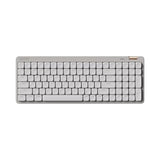 Flow Lite 100 Keys Low Profile Mechanical Keyboard, Swappable Rechargeable Wireless Keyboard with 2.4G Receiver, Bluetooth and Wired Connection for Windows, Mac/Specter Linear Switches (Marble)