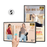 43-Inch Touch Screen Monitor Wall Mount, 2K Smart Industrial Digital Signage Display, Automatic Playback, Intelligent Split Screen, Timer Switch, Cms Remote Publishing, Usb/Wifi/Port Player