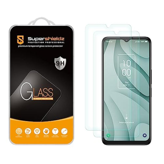 (2 Pack) Designed For Tcl 40 X 5G / Tcl 40 Xe 5G Tempered Glass Screen Protector, Anti Scratch, Bubble Free