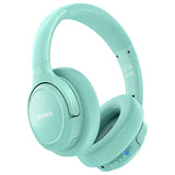 Bluetooth Wireless Headphones Over Ear, 65H Playtime And 6 Eq Music Modes With Microphone,Hifi Stereo Foldable Lightweight Headset, Deep Bass For Home Office Cellphone Pc Etc.(Green)