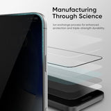 Nanoarmour Onetime Pro For Iphone 16 Pro Max Privacy Screen Protector, Anti-Reflective, Infinity Edge-To-Edge, Anti-Spy Tempered Glass, Reinforced Edges, Smooth, Easy Install, Dust-Free