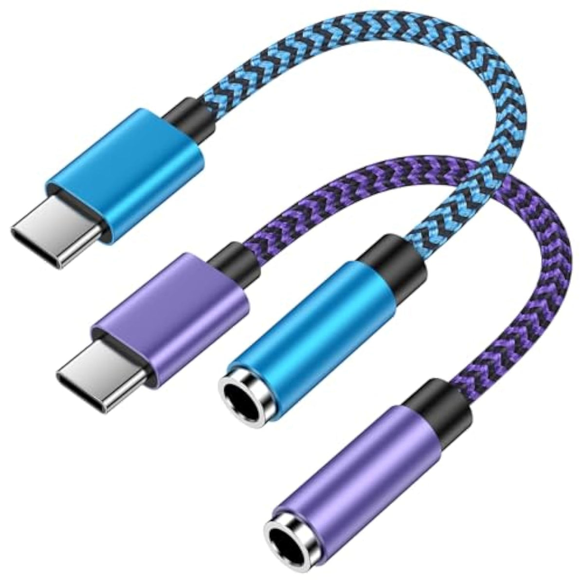 Usb-C To 3.5Mm Audio Headphone Adapter For Samsung Galaxy A16 5G/A56/M56/A36/A26,S25 Ultra/S24/S23 Fe,Pixel 9, Type C To Jack Dongle Adapter For Iphone 16E/15,Ipad Air 13/11 - Hifi Audio Dongle Cable