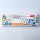 Pbt Keycaps 134 Keys Dye-Sublimation Custom Keycaps Cherry Profile Anime Keyca