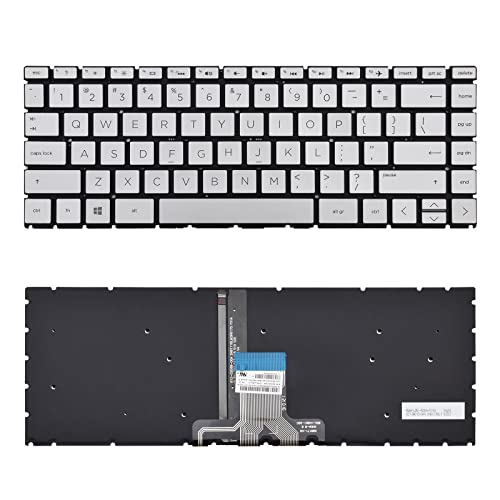 Replacement Keyboard Compatible With Hp 14-Bd 14-Ck 14-Cd 14-Cm 14-Cs 14-Cw 14-Da 14-Dg 14-Dq 14-Fq 240 G7 245 G7 246 G7. Pavilion X360 14-Dh 14S-Dk14S-Cr. Pavilion 14-Ce. 340 G7 Series Laptop