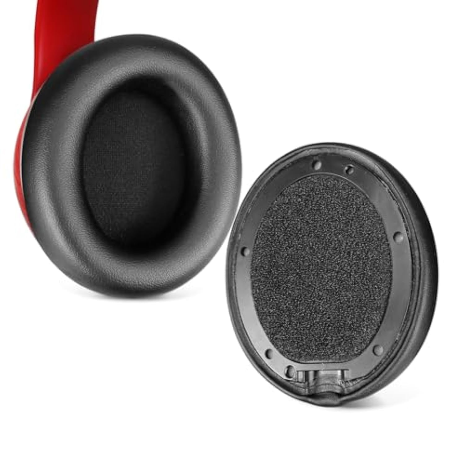 Ear Pads Cushion, Replacement Earpads For Beats Studio Pro Headphone Soft Protein Leather Earpad Cushion(Black)