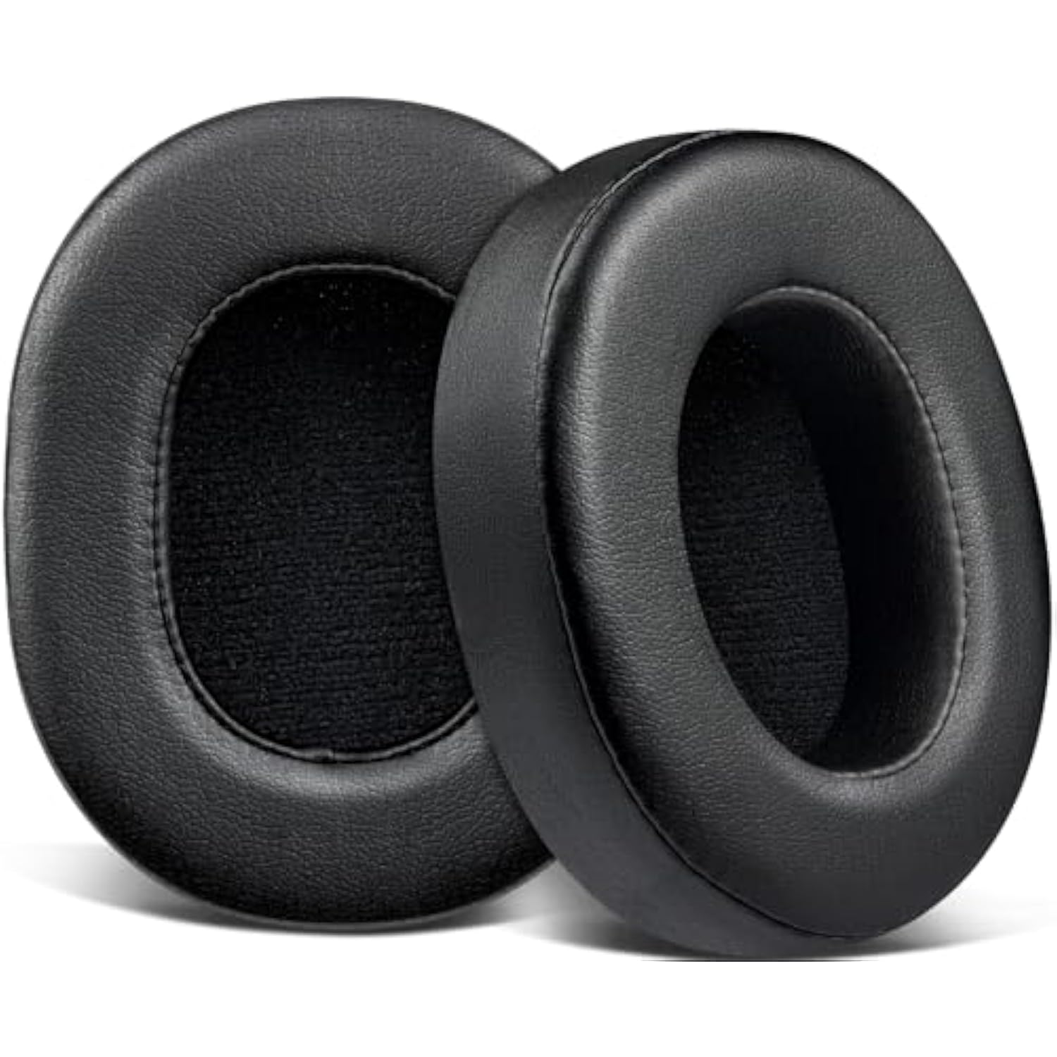 Replacement Earpads For Mpow H7 Bluetooth Headphones, Ear Pads Cushions With Soft Protein Leather, High-Density Memory Foam - Black