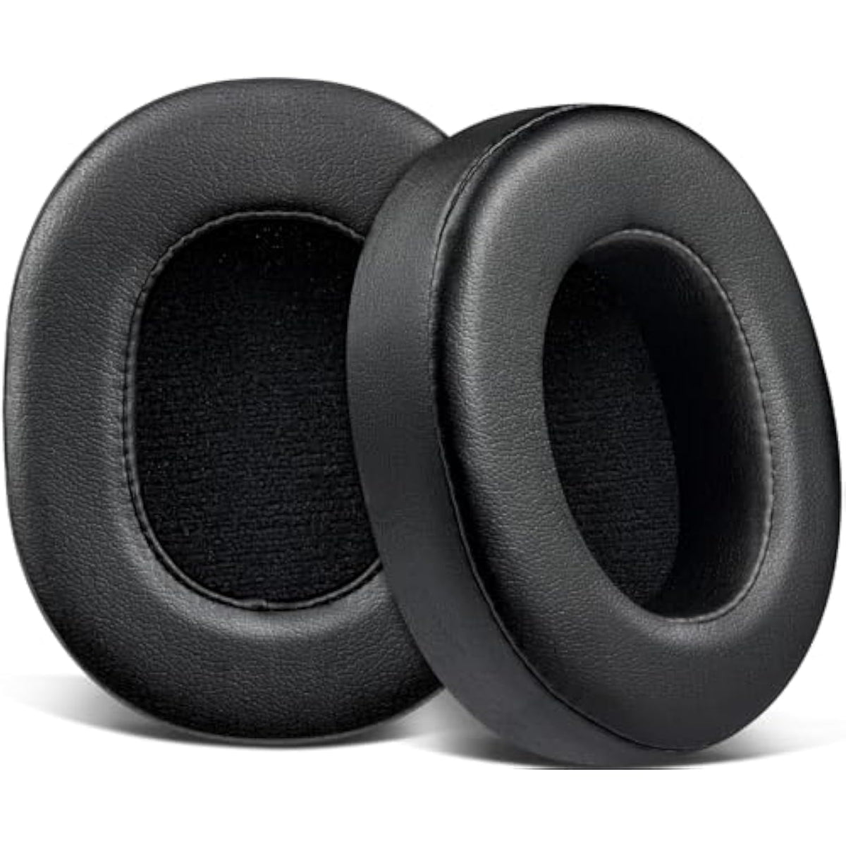 Replacement Earpads For Mpow H7 Bluetooth Headphones, Ear Pads Cushions With Soft Protein Leather, High-Density Memory Foam - Black