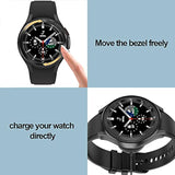 [6+6] Pack For Samsung Galaxy Watch 4 Classic 46Mm Case With Screen Protector, Soft Tpu Cover Protective Bumper Shell + Tempered Glass Screen Protector Film For Galaxy Watch 4 Classic 46Mm
