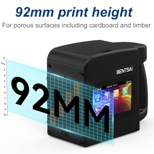 B85 Wide Format Handheld Inkjet Printer Industrial Inkjet Printer With 4 Inches Print Height For Large Format Batch Coding Variable Data Printing On Any Surfaces