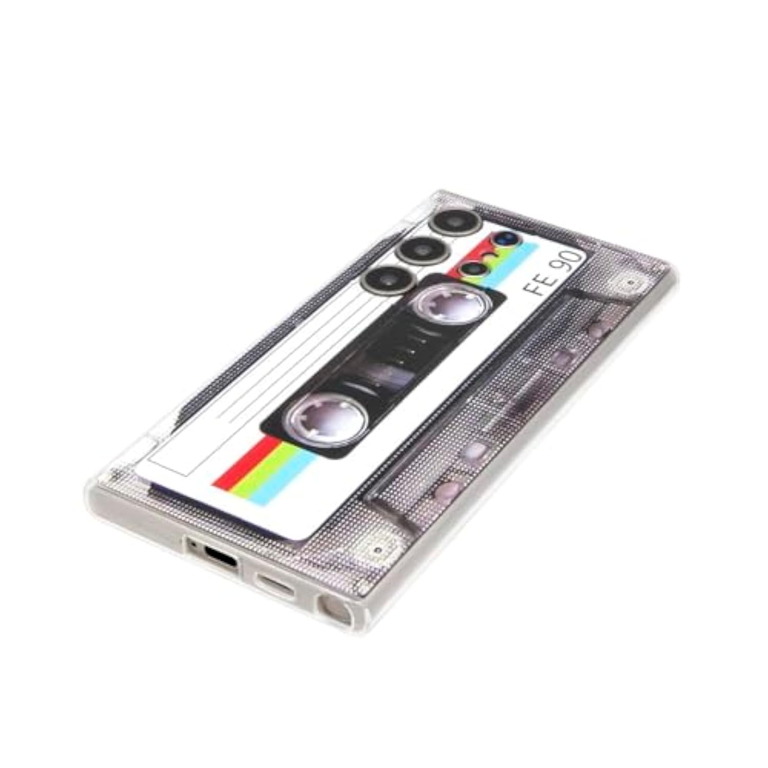 Case For Galaxy S24 Ultra Shockproof Scratchproof With Tpu Soft Bumper Retro Cassette Tape Case Compatible With Samsung Galaxy S24 Ultra