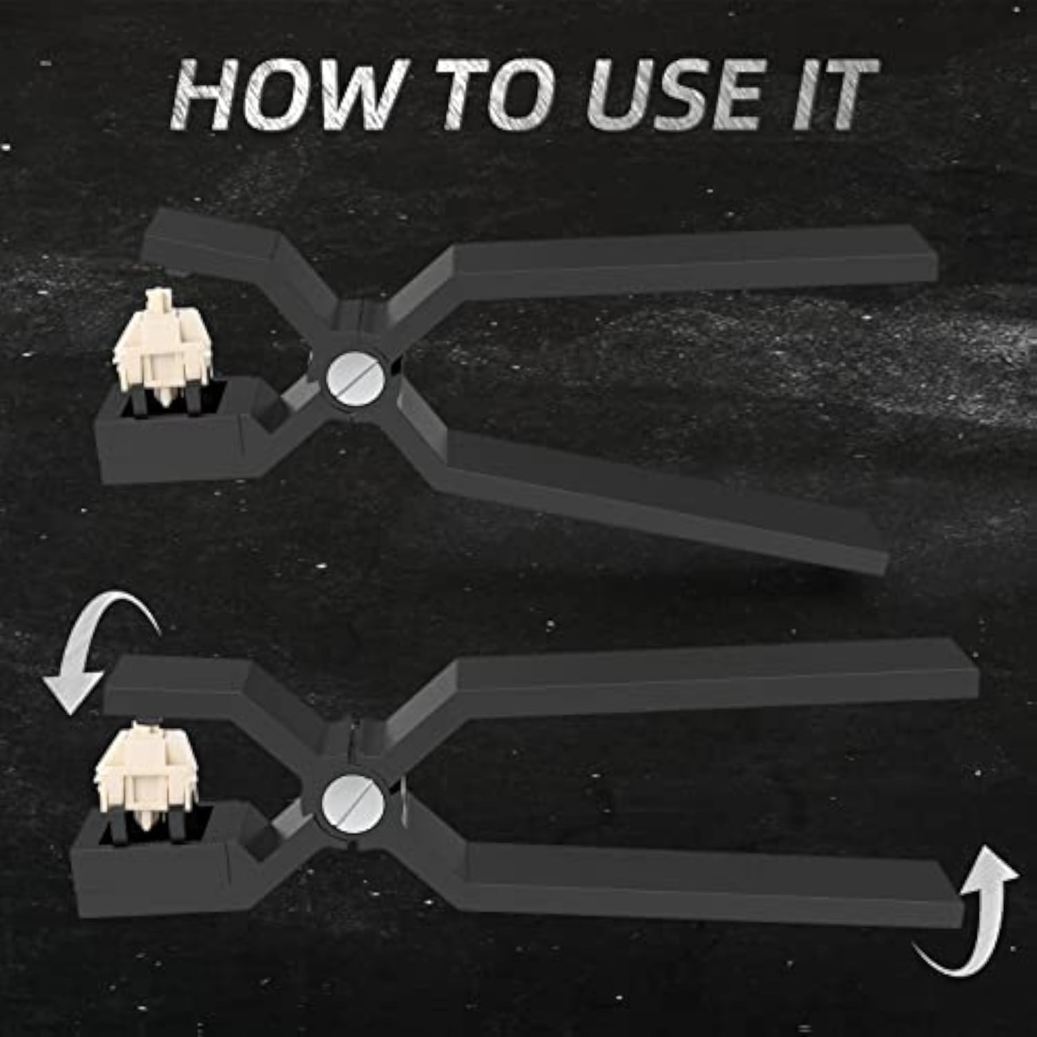 Runjrx Keyboard Switch Opener,2-In-1 Cnc Modular Switch Opener For Kailh Gater