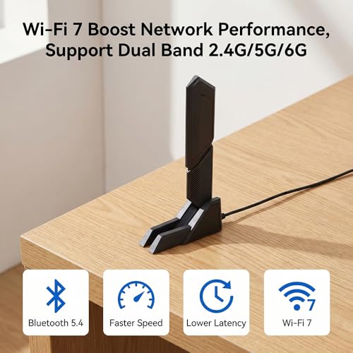 Wifi 7 Laptop Wifi Antenna 2.4G 5G 6G Dual Band Magnetic Base For Asus Rog Strix Z790-E Z790-A Z790-F Wifi 6E Wifi7 Pc Desktop Computer