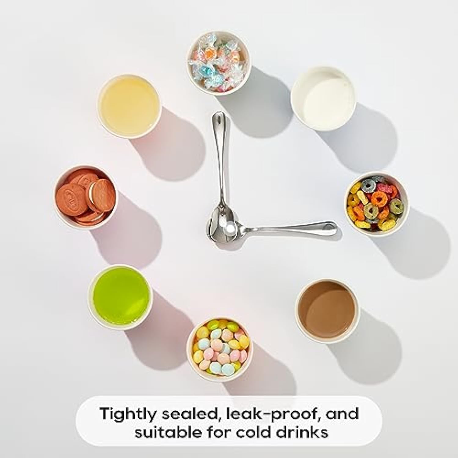 1000 Pack 5Oz Paper Cups, Multicolor Paper Disposable Cups, Small Mouthwash Cups, Cold Beverage Drinking Cup For Party, Travel And Event (Dots)