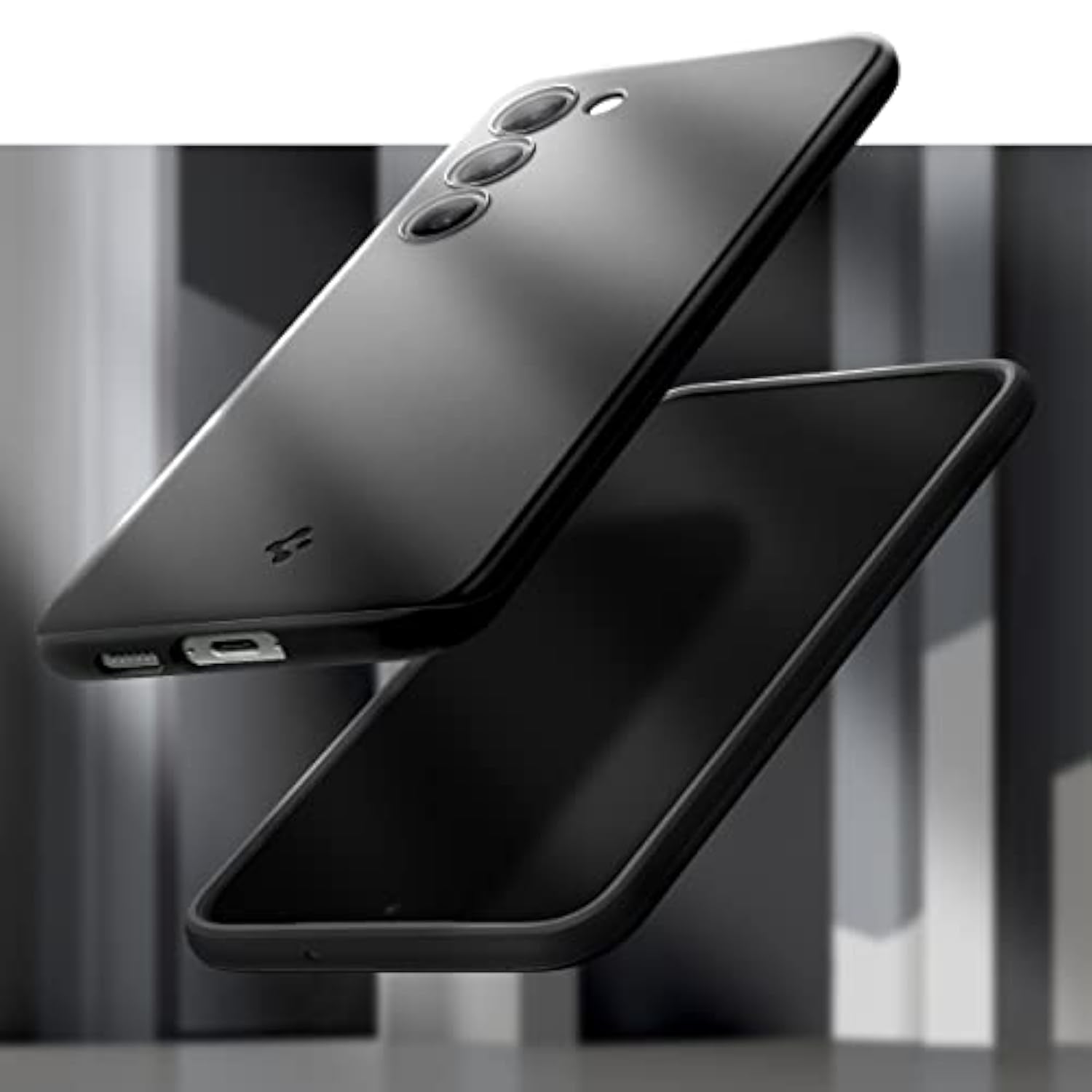 Spigen Thin Fit Designed for Galaxy S23 Case (2023) [Military-Grade Protection] - Black