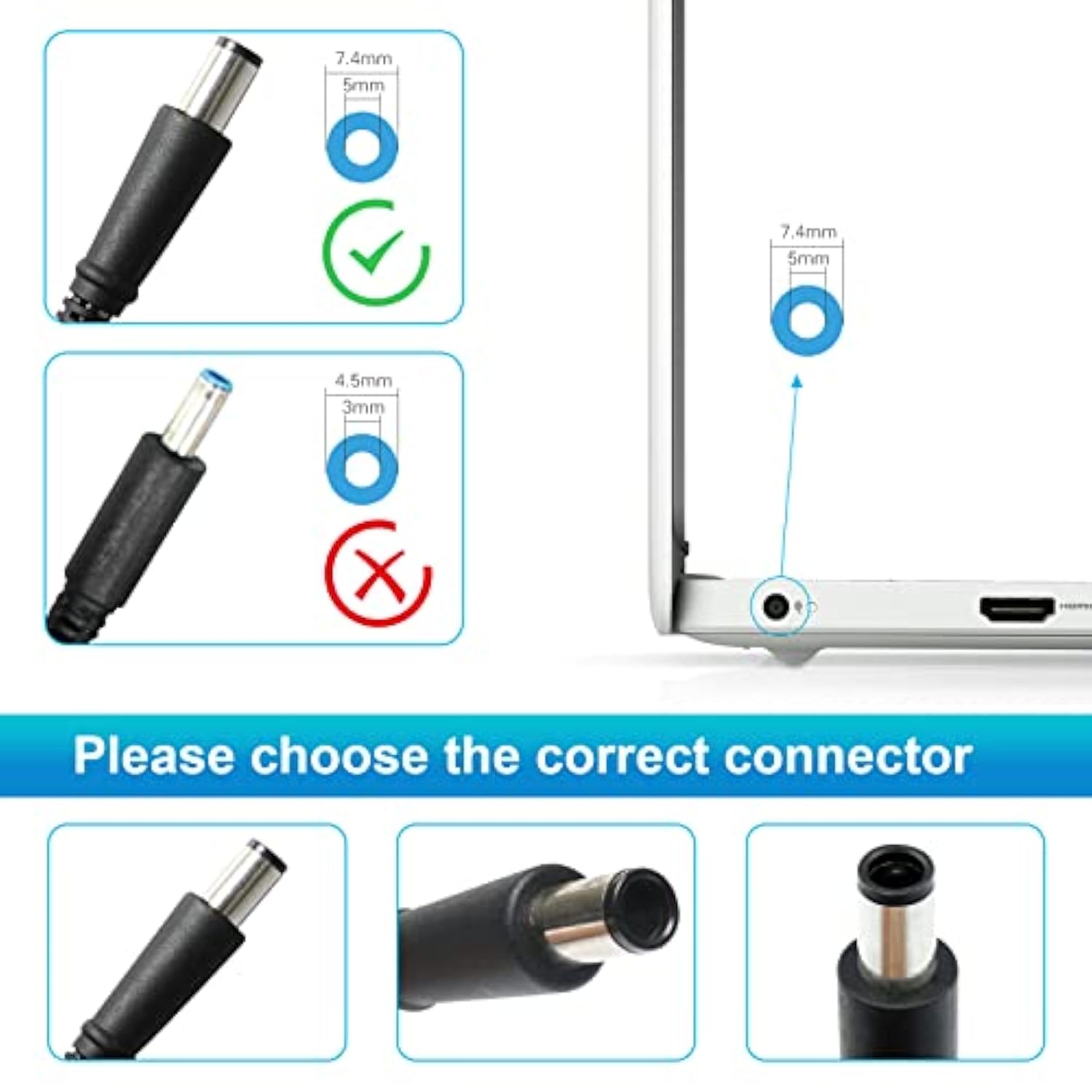 Ac Adapter Charger Power Supply For Hp Probook 4430S 4440S 4510S 4520S 4530S 4