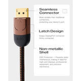 X-Tech 80Gbps 16K Bi-Directional Certified Usb-C To Displayport 2.1 Cable, Dp2.1 Dp80 (3Ft/1M)