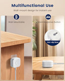 Extension Cord With Switch On/Off Plug, 6Ft Flat Braided Outlet Power Cable, 3 Prong Grounded Plug, Wall Or Table Use, Ideal For Lamps, Christmas Light, Audio, Holiday Lights, White, 2 Pack