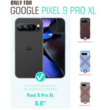 Pixel 9 Pro XL Wallet Case, PU Leather Flip, RFID Blocking, Shockproof, Blue, 2024