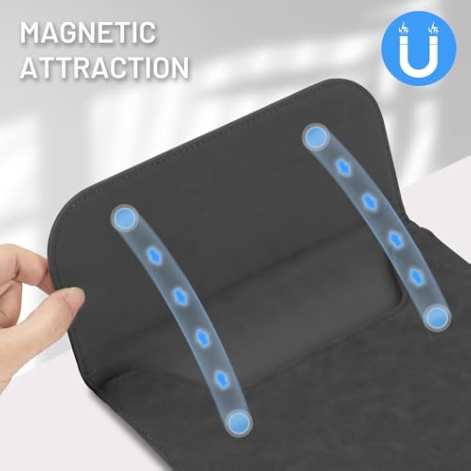 13 Inch Laptop Sleeve Case For With Macbook Air 13 2018–2025 (M2 A2681 M3 A3113 M4 A3240)/Macbook Pro 13 2016–2022 (A2251 A2289 A2338 M1 M2), Pu Suede Leather Laptop Case Cover, Black