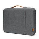 360° Protective Laptop Sleeve Bag For 15.6-16.1 Inch, Portable Bag For Hp Dell Asus Acer Gaming Notebook Computer With Hard Shell Case, Splash-Resistant Case With Accessory Pocket, Grey