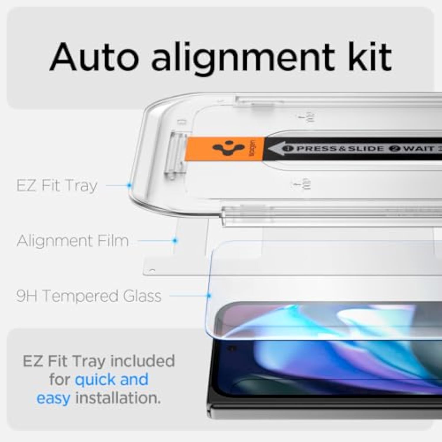 2-Pack Tempered Glass Screen Protector for Google Pixel 9 Pro Fold, Scratch-Resistant, HD Clear