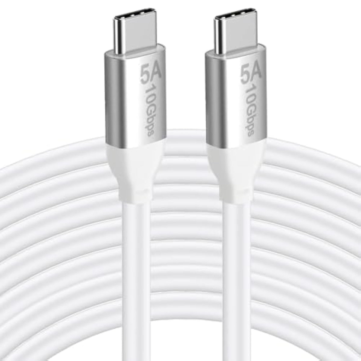 Usb C To Usb C 3.1 Cable 15Ft, 10Gbps Usb 3.1 Gen 2 Cable, 4K@60Hz Monitor Cor