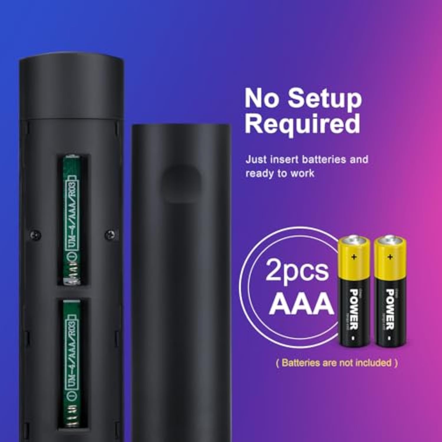 (Pack Of 2) Universal Replacement Remote For Insignia/Toshiba/Tcl/Pioneer Smart Tvs Remote, Compatible With Fire Smart Tv