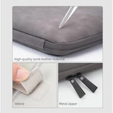 Leather Water-Resistant Laptop Sleeve Case For 15.6 Inch Laptop, Black (Blacks)