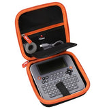 Hard Case Suitable For Makeid E1 Label Maker And Label Printer Tape Rolls And Usb Charging Cable, Waterproof Shockproof Portable Label Machine Protective Case, Case Only, Black