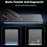 2 Pcs 360 Degree Matte Privacy Screen Protector For Samsung Galaxy Z Fold 6, 4 Direction Ways Anti-Peep Soft Tpu Film 4H Hardness Scratch Resistant
