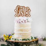 Cielito Lindo Papel Picado Cake Toppers Mexican Fiesta Birthday Baby Shower Decor