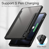 JETech Case for Samsung Galaxy Tab S9 FE 10.9-Inch with S Pen Holder, Clear Tr