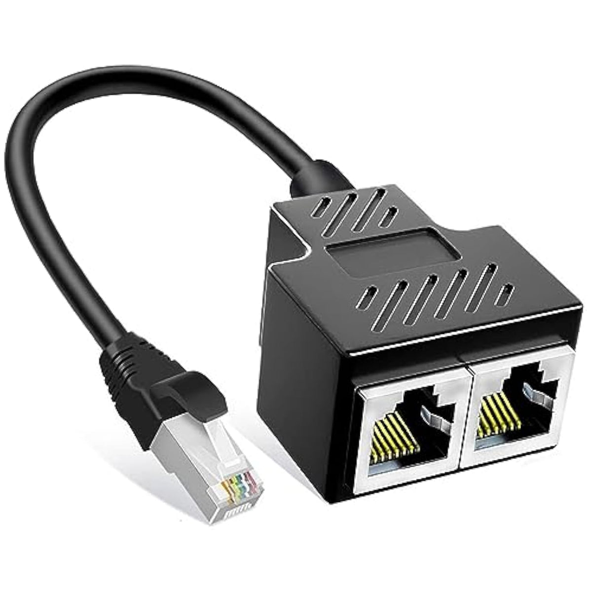 Ethernet Splitter 1 To 2 Rj45 Network Male To Female Adapter, Suitable Super C