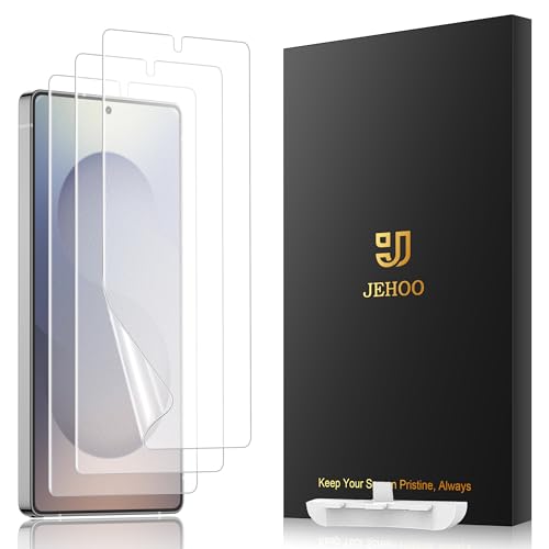 [3 Pack] for Galaxy S25 Ultra Matte Screen Protector, Fingerprint Sensor Compatible, Anti-Glare Full Adhesive Flexible Film (Not Glass)