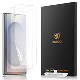[3 Pack] for Galaxy S25 Ultra Matte Screen Protector, Fingerprint Sensor Compatible, Anti-Glare Full Adhesive Flexible Film (Not Glass)