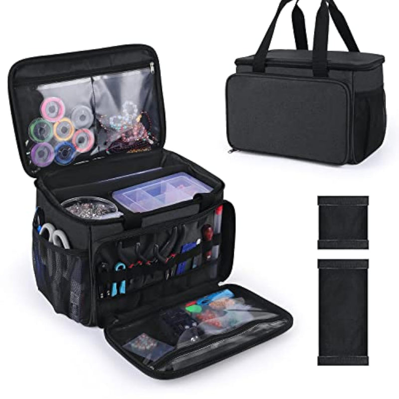 Sewing Basket Bead Organizers And Storage Adjustable Compartments Bead Storage Containers Diamond Painting Storage Jewelry Making Kits Organizer For Sewing Tools Diamond Art Accessories And Tools