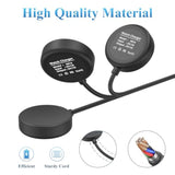 Usb C Watch Charger Cable Compatible With Samsung Galaxy Watch 6 Classic/6/5 Pro/5/4 Classic/4/3/Active 2/1, Wireless Magnetic Charging Dock Car Charger Cord (Black 3.3 Ft/1M)