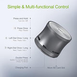 EWA A109mini Bluetooth Speaker with Bass Radiator, Enhanced Bass, Portable Wireless Speaker for Home, Hiking and More - Gray