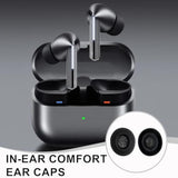 12 Pcs Earbud Tips For Galaxy Buds 3 Pro, 6 Pairs(S, M, L) Silicone Replacement Eartips With Dust Shield, Comfort Noise Canceling Memory Foam Ear Replacement Tip Perfect For Ommuting, Relaxing