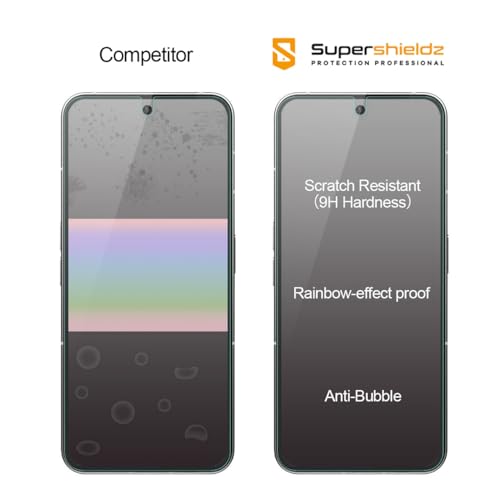 (2 Pack) Designed for Nothing Phone (2) Tempered Glass Screen Protector, Anti Scratch, Bubble Free