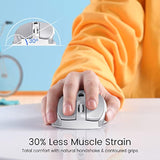 D-09 Wireless Mouse For Laptop - Ergonomic Plus Computer Usb Cordless Mice, Er